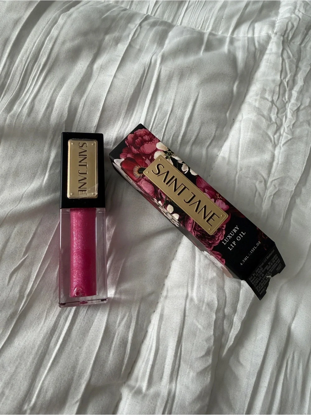 Saint Jane Luxury Lip Oil — Elixir Shimmering Pink